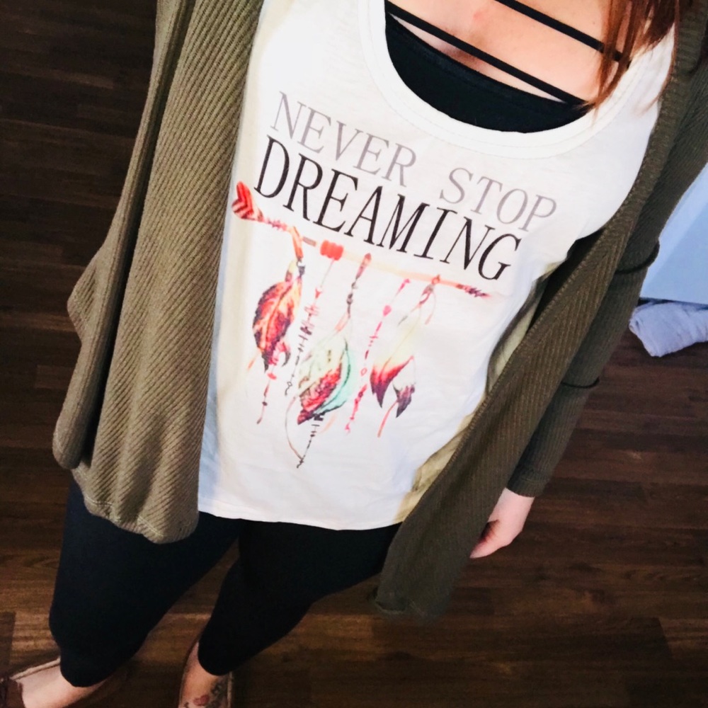 Never stop dreaming Tank