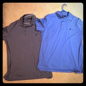 Two Men’s size XL Nautica polo shirts