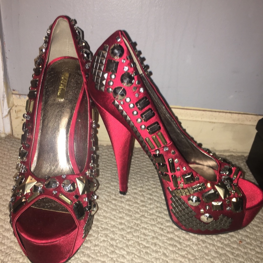 Red high heels