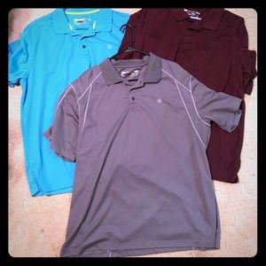 3 Men’s Ariat Polo Shirt— all size XL