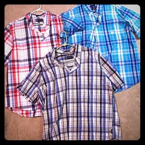 3 Men’s size XL Chaps button down shirts