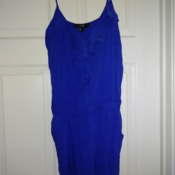 Forever 21 Blue Romper - Picture 3 of 4