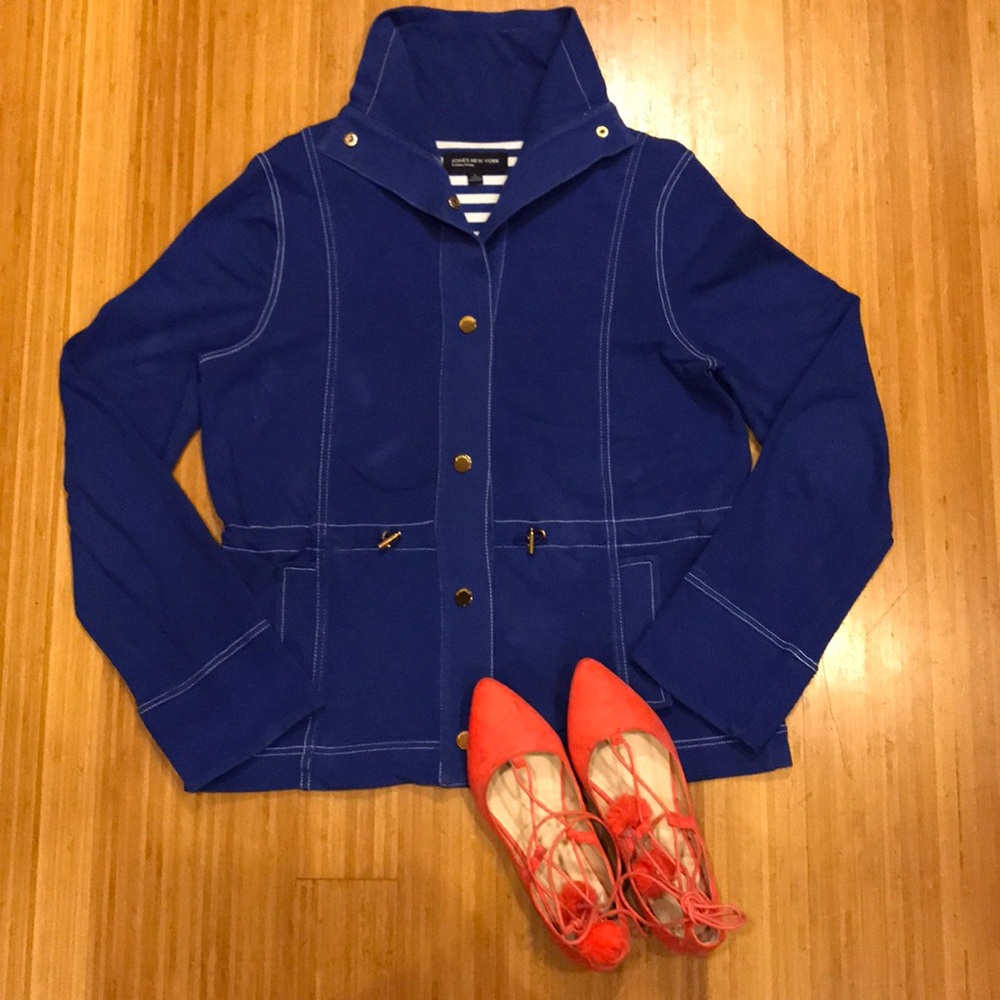 Jones New York signature stretch cotton jacket