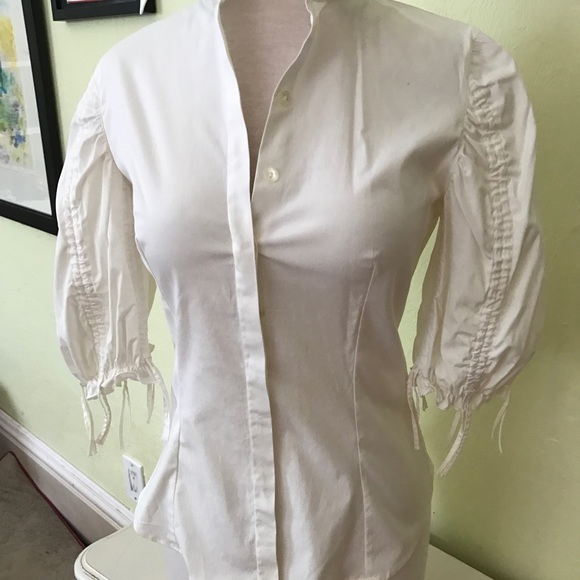 Anne Fontaine Pristine White Blouse - Picture 1 of 5