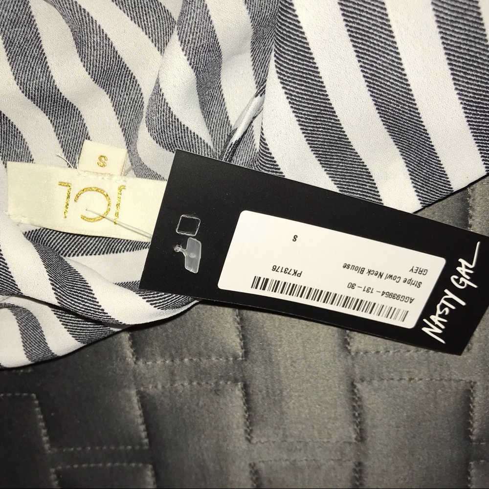 Nasty Gal Silky Cowl Neck Blouse - Picture 6 of 8