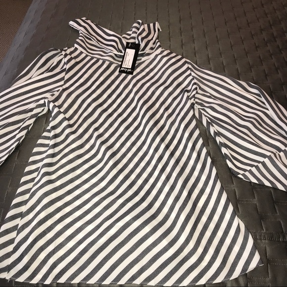 Nasty Gal Silky Cowl Neck Blouse - Picture 8 of 8