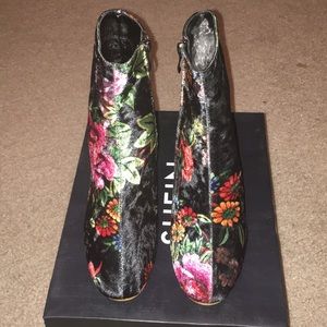 Shein boot with flowers