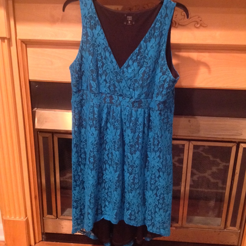 Blue lace Mac+Jac Dress