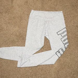 Gray workout leggings