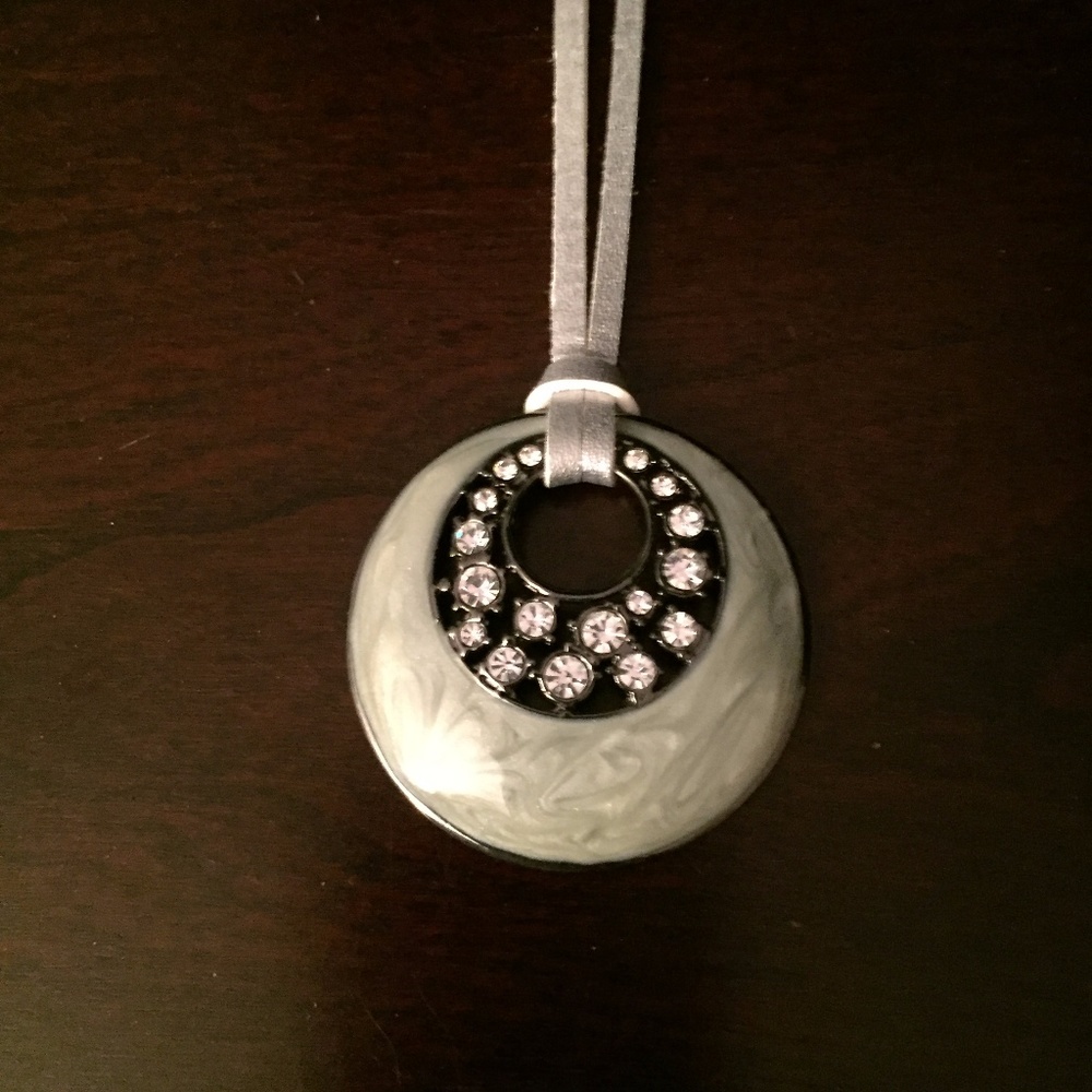 Lia Sophia Silver Lining necklace, 16-19"