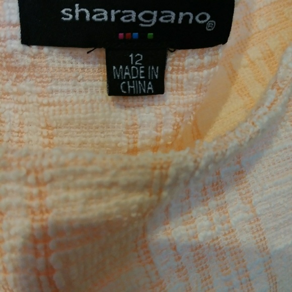 Pink & White Sharagano Dress NWT - Picture 2 of 5