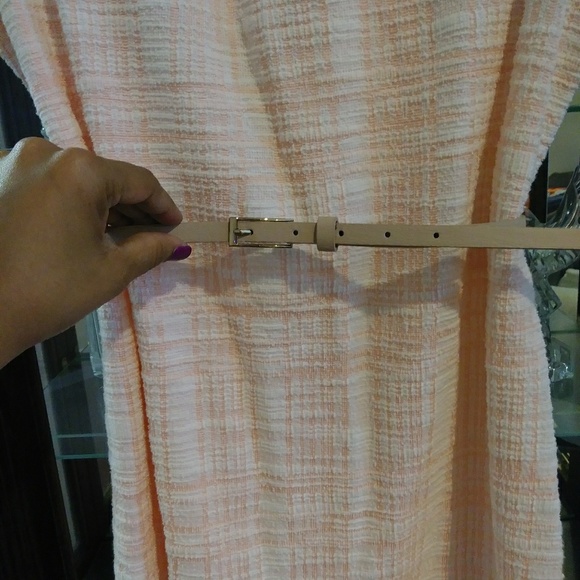 Pink & White Sharagano Dress NWT - Picture 4 of 5