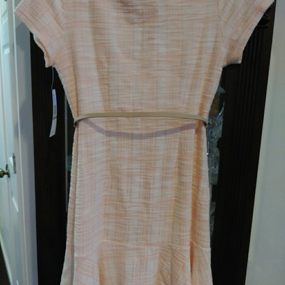 Pink & White Sharagano Dress NWT - Picture 5 of 5