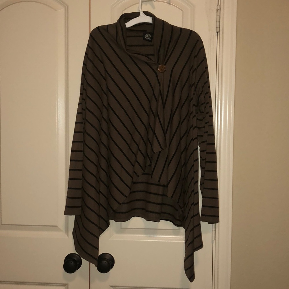 Brown and black striped