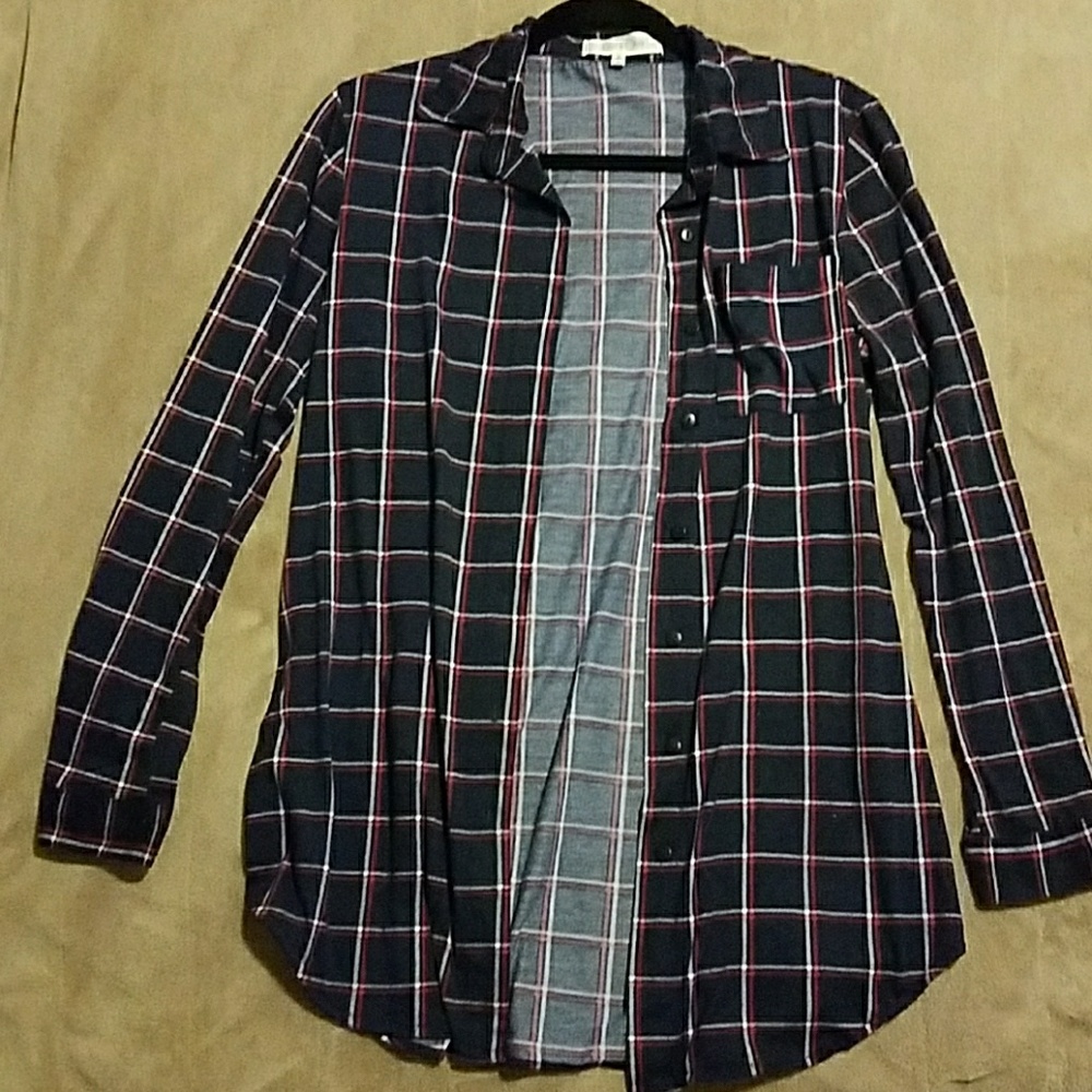 Blue & Red Flannel by Eden & Olivia