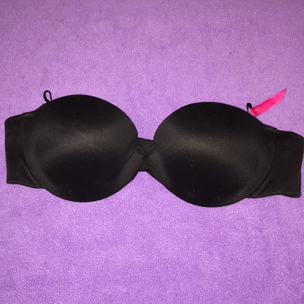 Strapless Black Bra