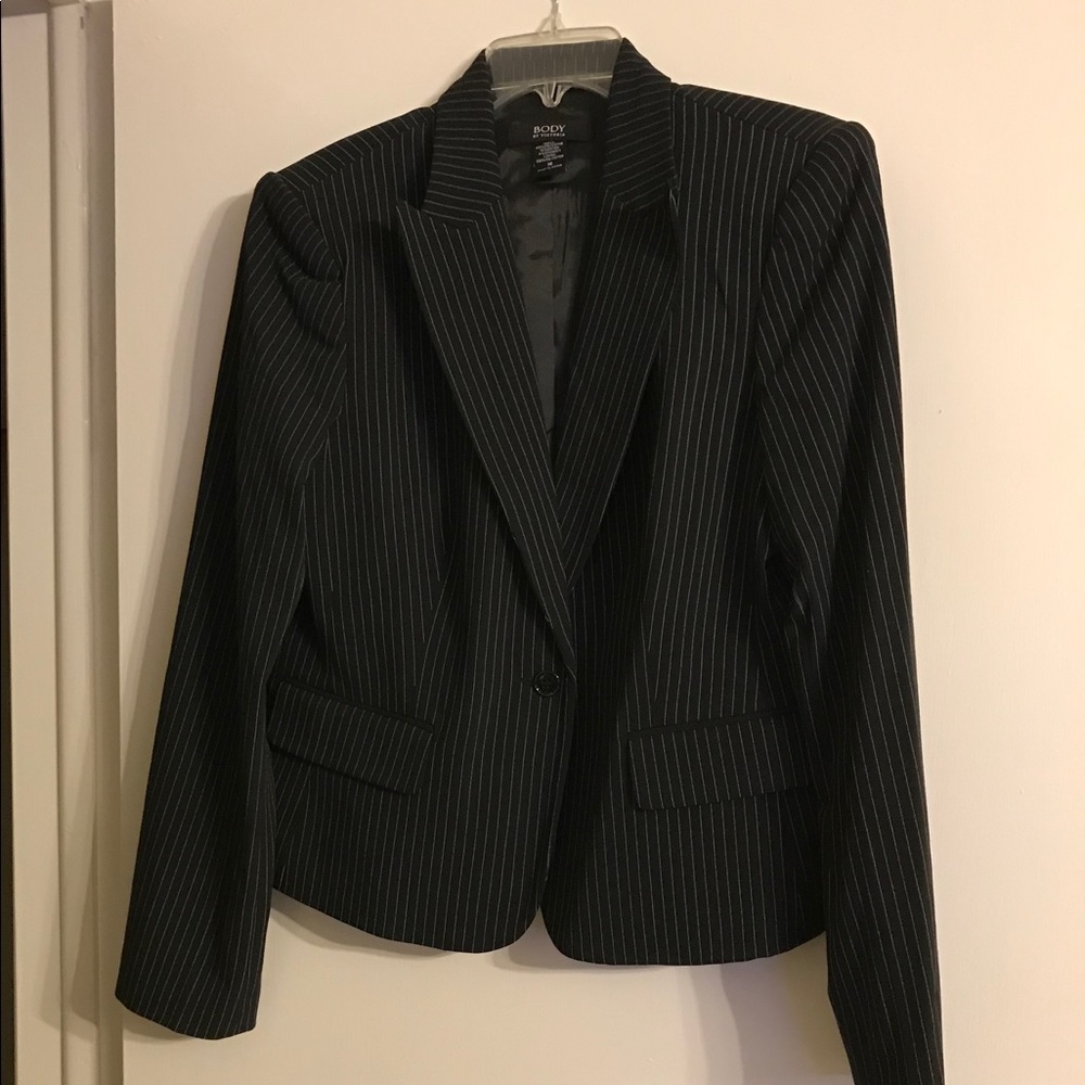 Victoria Secret blazer jacket black NWOT SZ 16