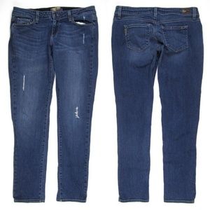 Paige 26 Skinny Distressed Stretch Jeans