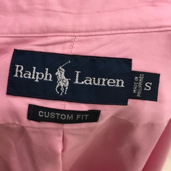 Men’s size S custom fit, Ralph Lauren dress shirt. - Picture 2 of 3