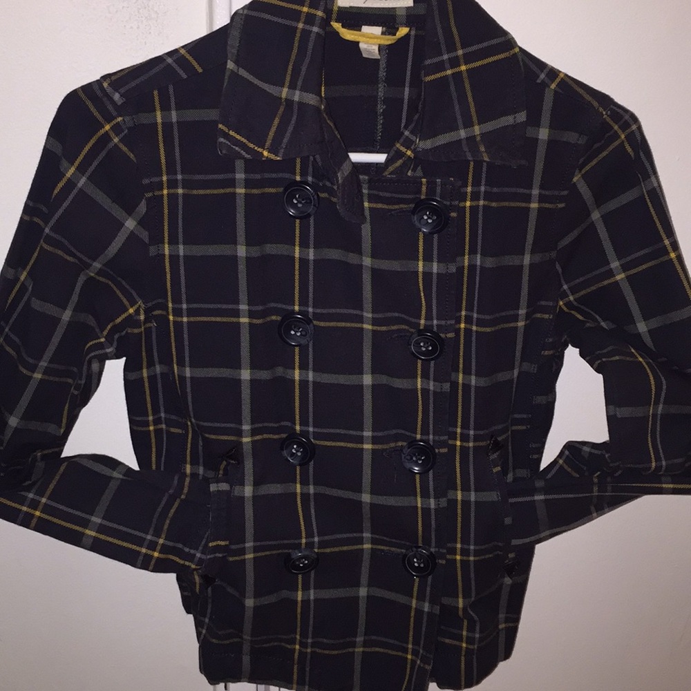 Aeropostale Navy plaid jacket