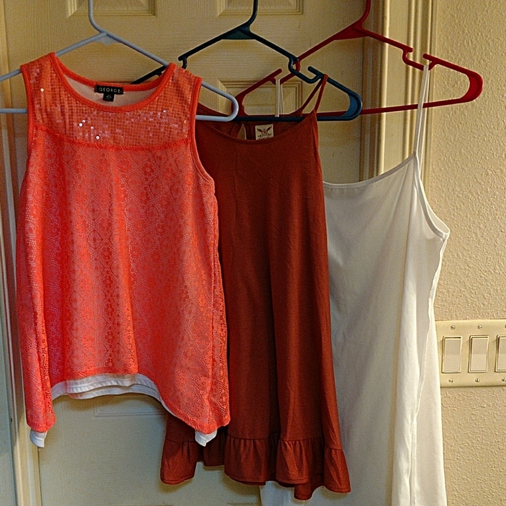 Womens shirts, sun dress