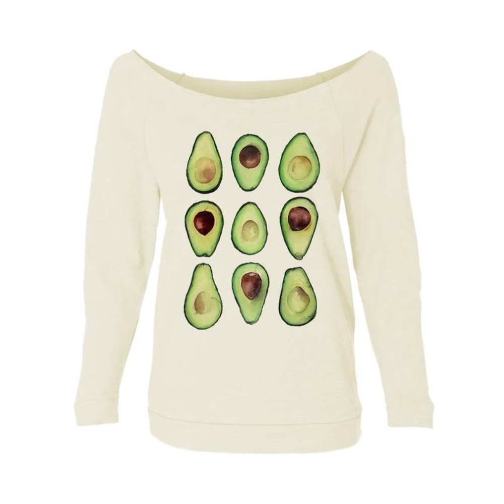 Women's  Scoop Neck Avocado Lightweight Sweater