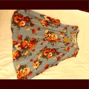 Blue Pepper Multi Colored Tank Top