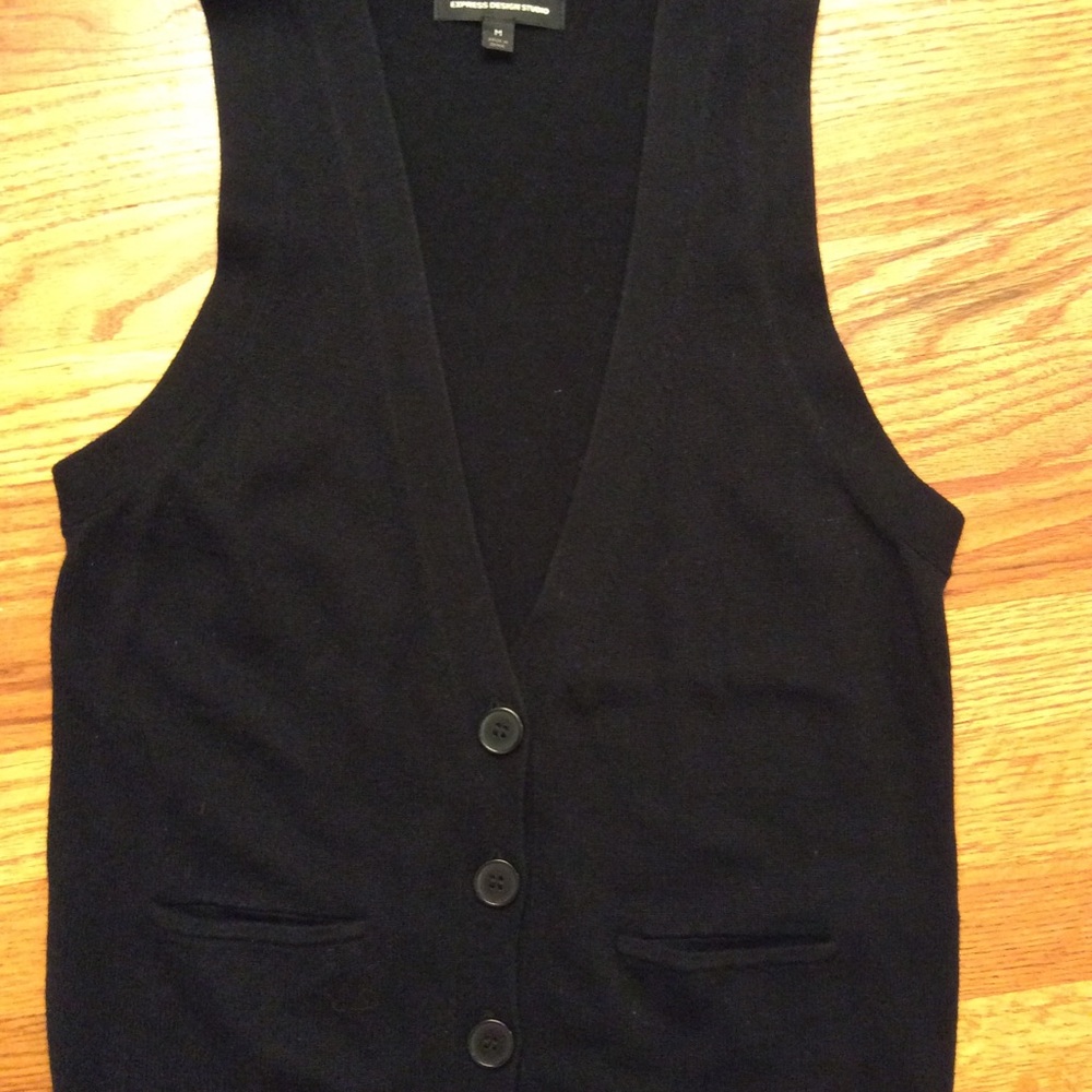 Express Sweater Material Vest