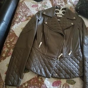 Xs womens new leather jacket.