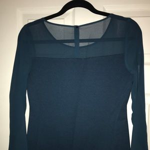 Ann Taylor light weight sweater with sheer sleeves