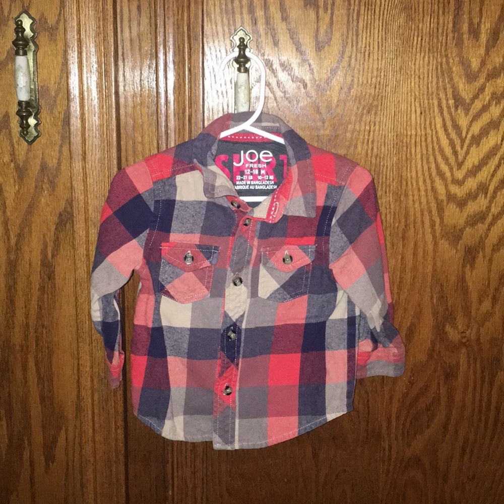 Baby boy button up