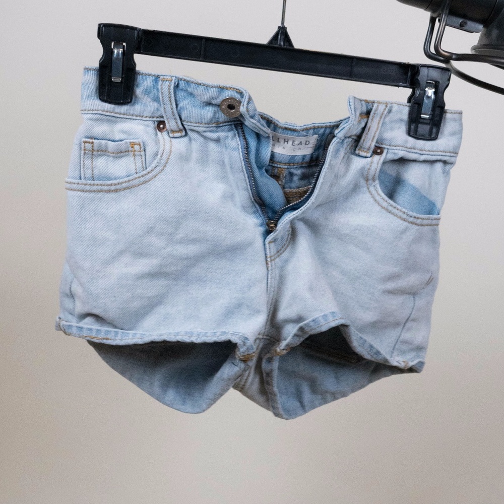 Bullhead Light Blue Jean Shorts