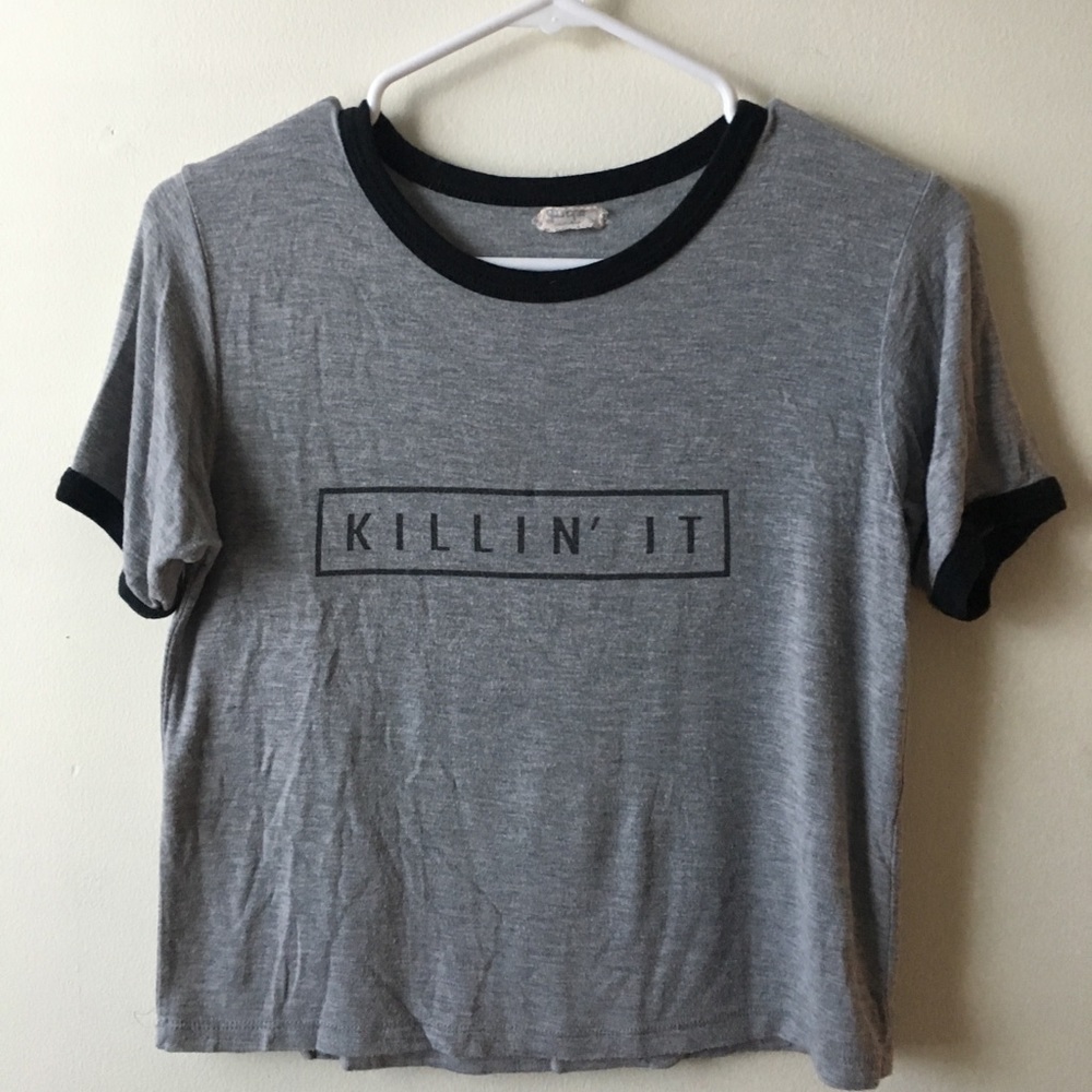 Brandy Melville Killin it crop top