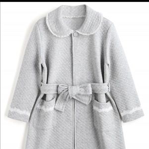 Loungewear Textured Flocking Night Robe