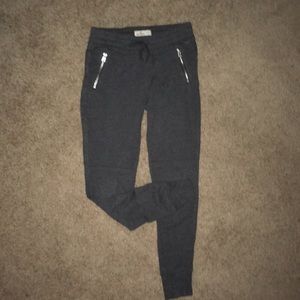 Thick, gray Hollister leggings