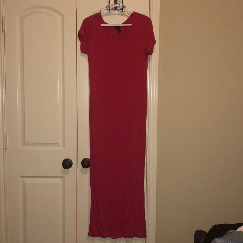 Long pink maxi