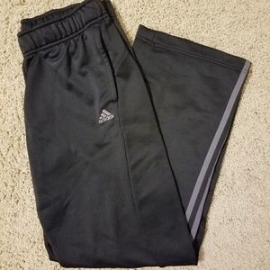 Adidas Track Pants Black Gray Women's Medium