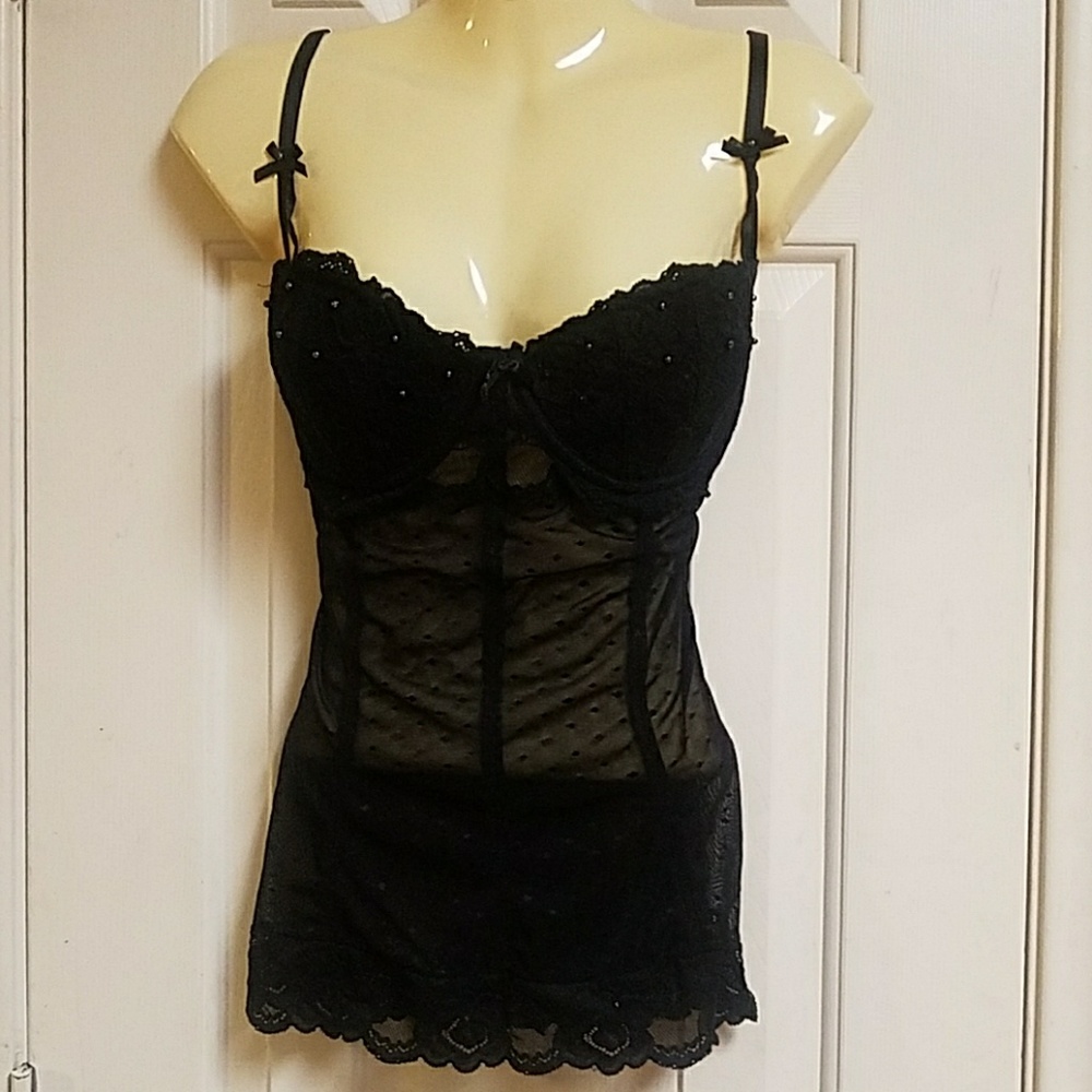 Black Lace Corset / Bustier