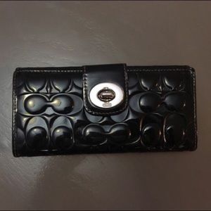 Patent Leather Coach Wallet