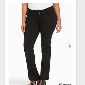 Torrid Black All-Nighter Trouser Pants, Sz 22S