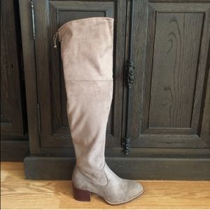 BCBG Over knee boots taupe