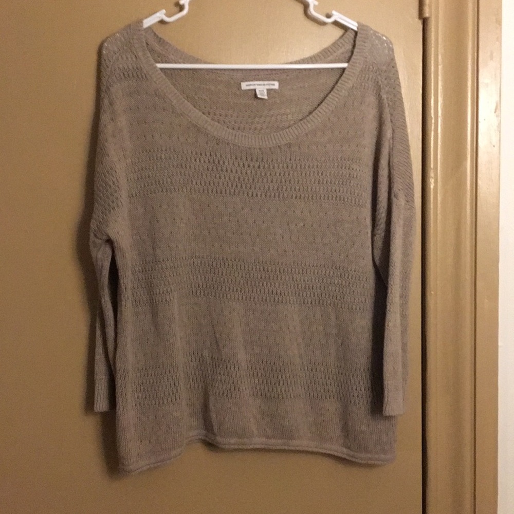 American Eagle Tan sweater