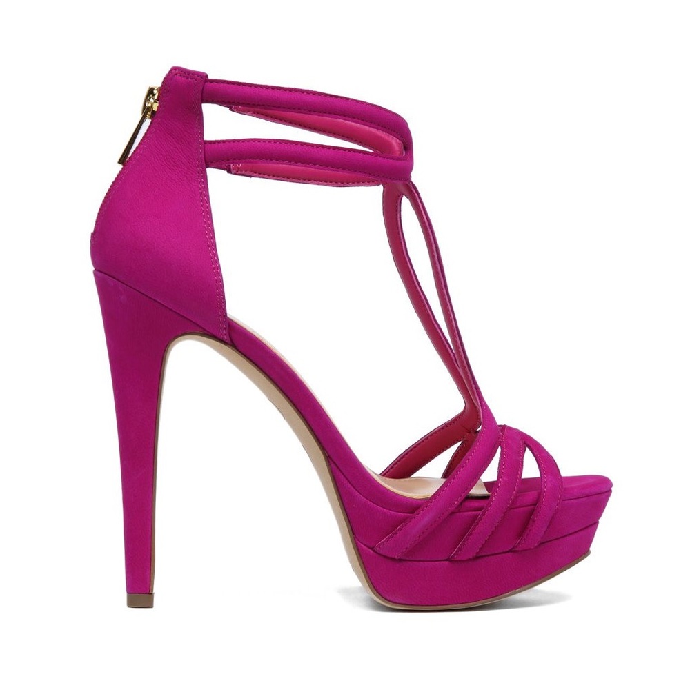 Jessica Simpson stacked-platform sandal.
