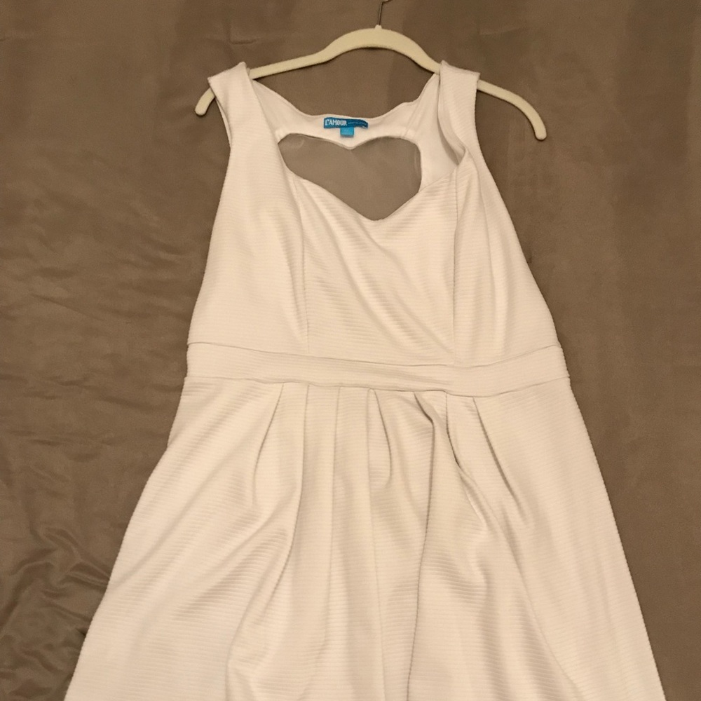Knee Length White Dress