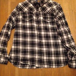 Black and White Women's Flannel