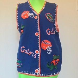 “Ugly” UF Florida Gators Tacky Knit Vest Football