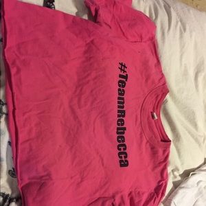 #TeamRebecca Cropped and Uncropped Tshirts