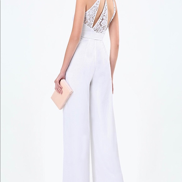 Bebe Wide Leg Halter Jumpsuit - Picture 2 of 3