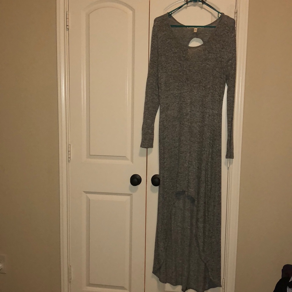 Hi low sweater dress