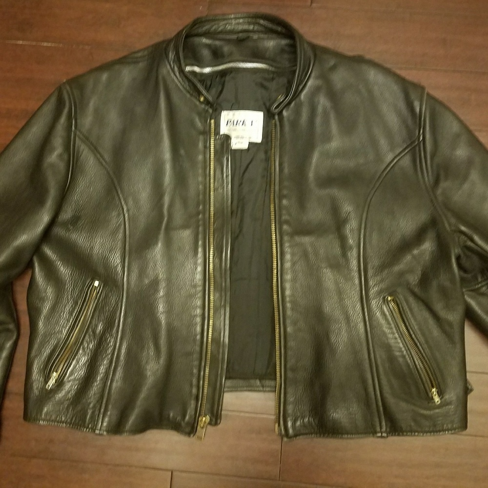 Park V Leather Motorcycle Jacket